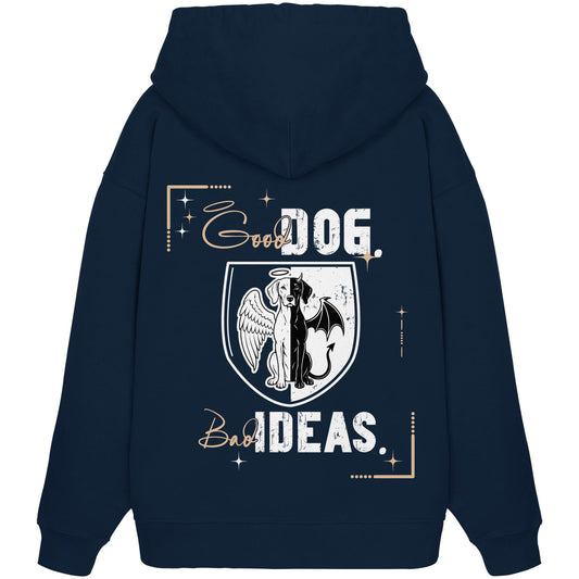 Good Dog. Bad Ideas. - Vizsla - Organic Oversize Hoodie