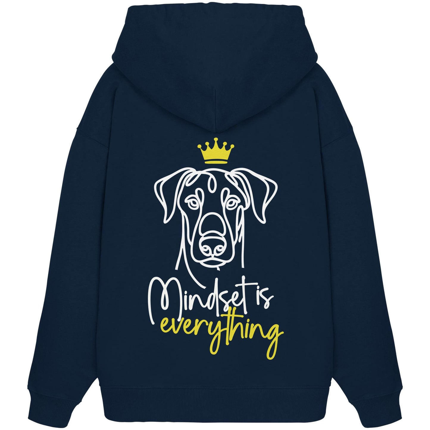 Dobermann - Mindset is everything - Organic Oversize Hoodie