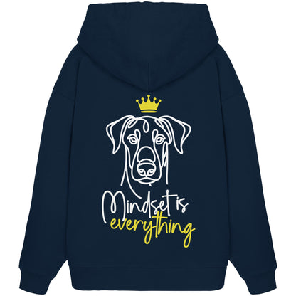 Dobermann - Mindset is everything - Organic Oversize Hoodie