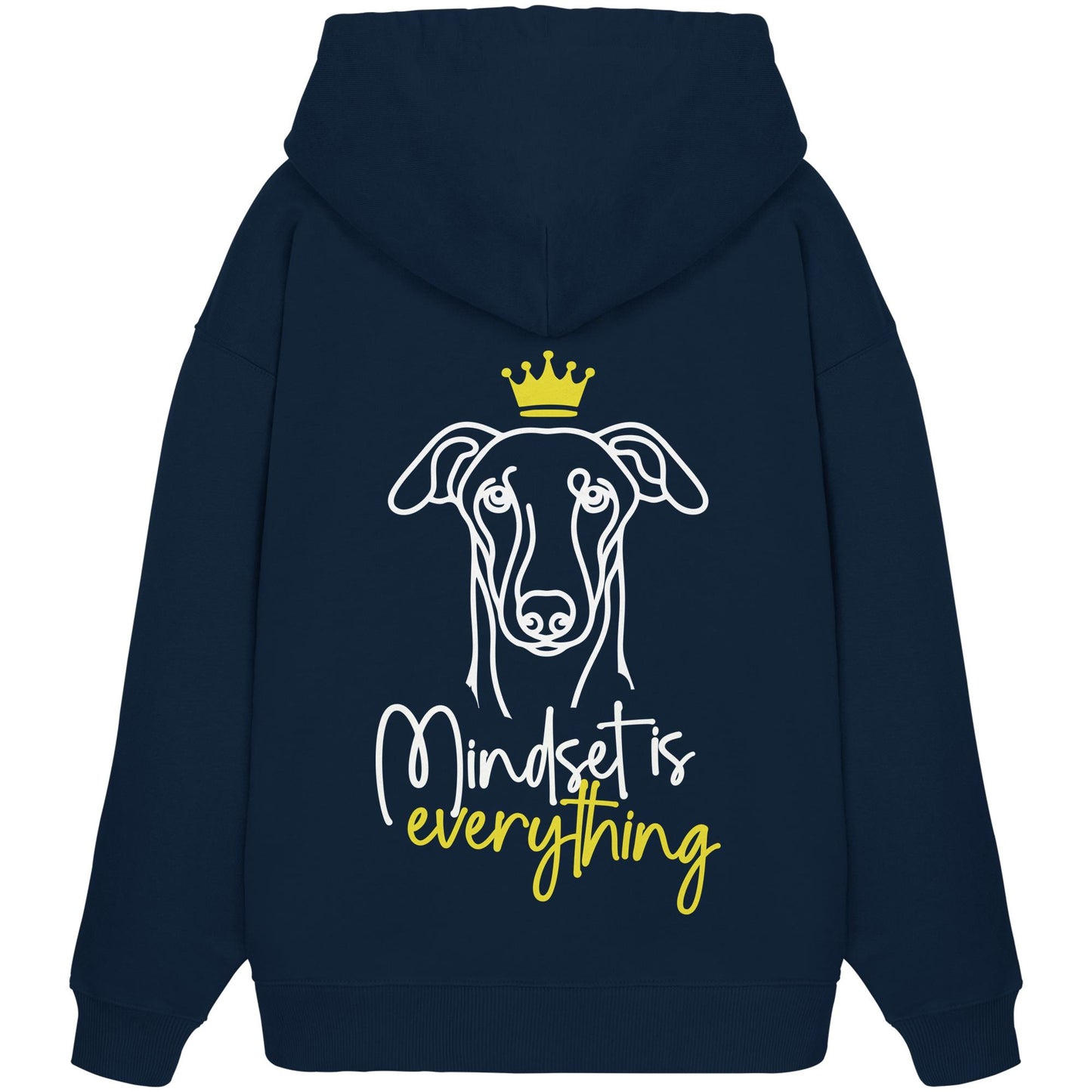 Greyhound - Mindset is everything - Organic Oversize Hoodie