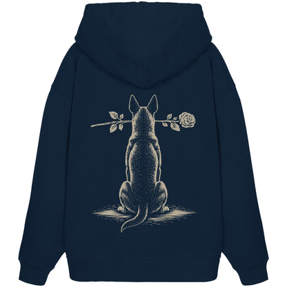 Silent Loyalty - Malinois - Organic Oversize Hoodie