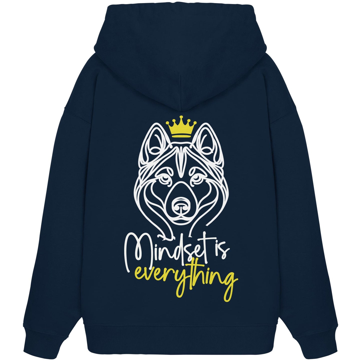 Husky - Mindset is everything - Organic Oversize Hoodie