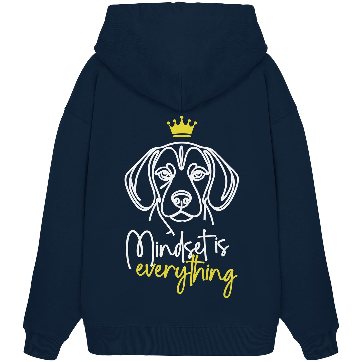 Beagle - Mindset is everything - Organic Oversize Hoodie