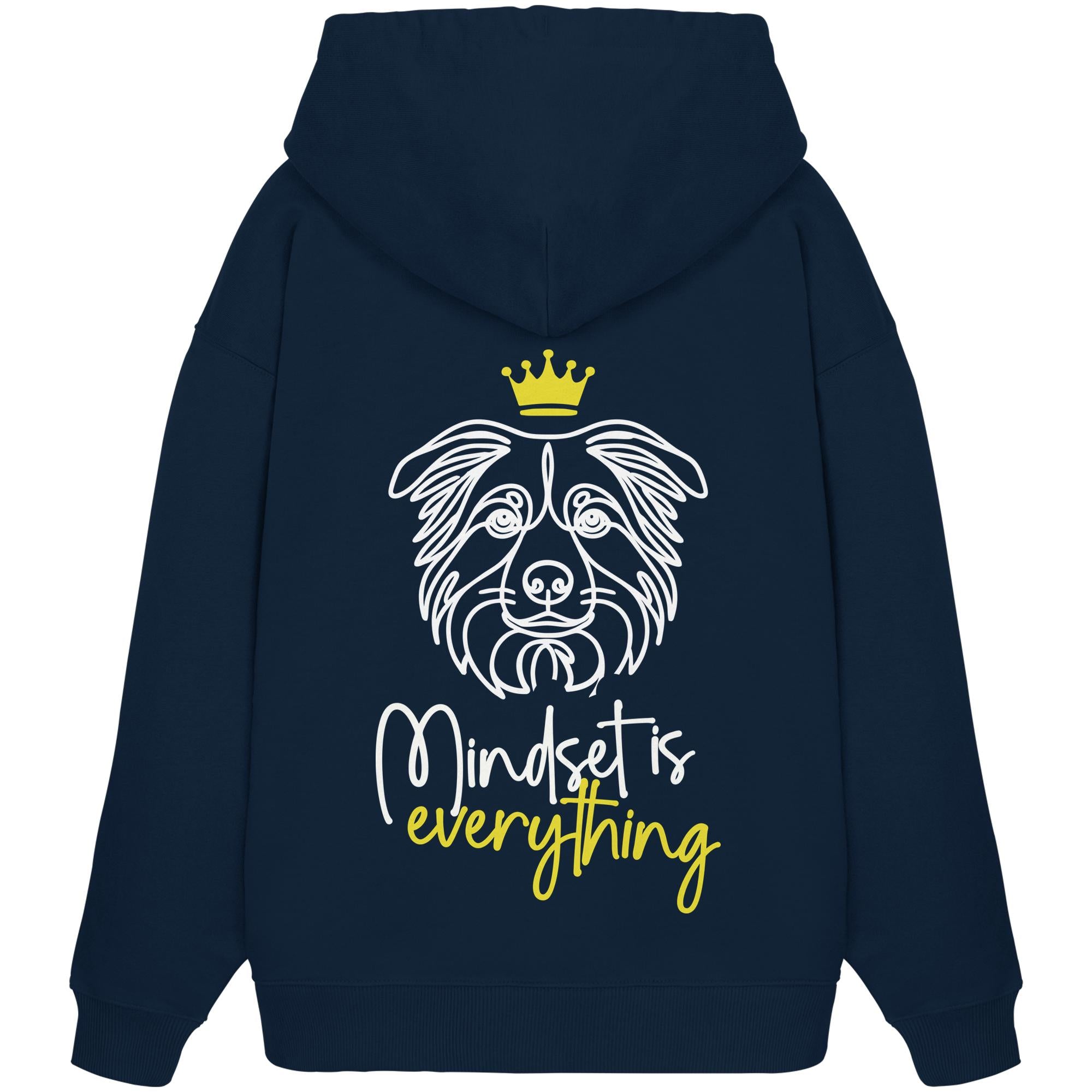 Australian Shepherd - Mindset is everything - Organic Oversize Hoodie