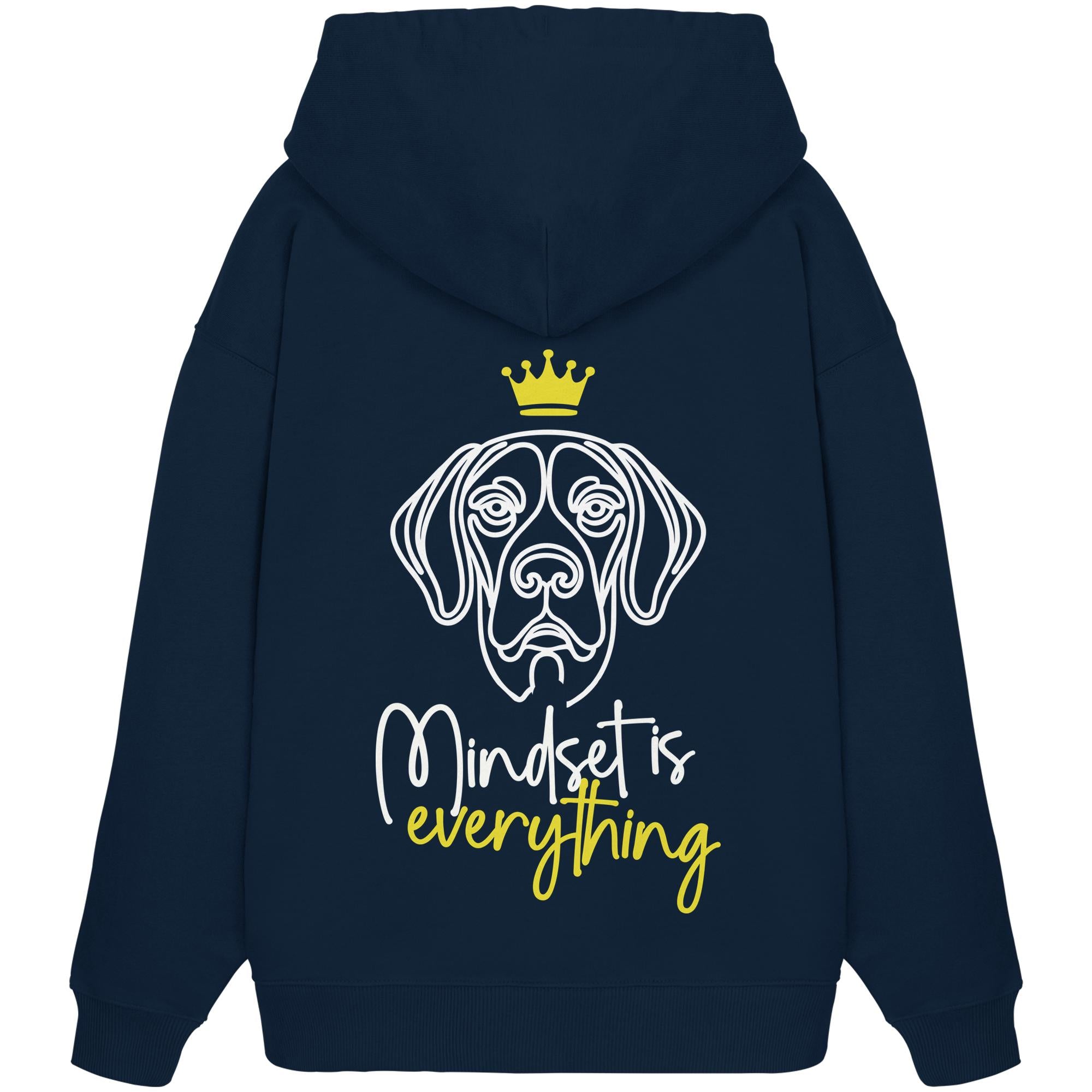 Deutsch Kurzhaar - Mindset is everything - Organic Oversize Hoodie
