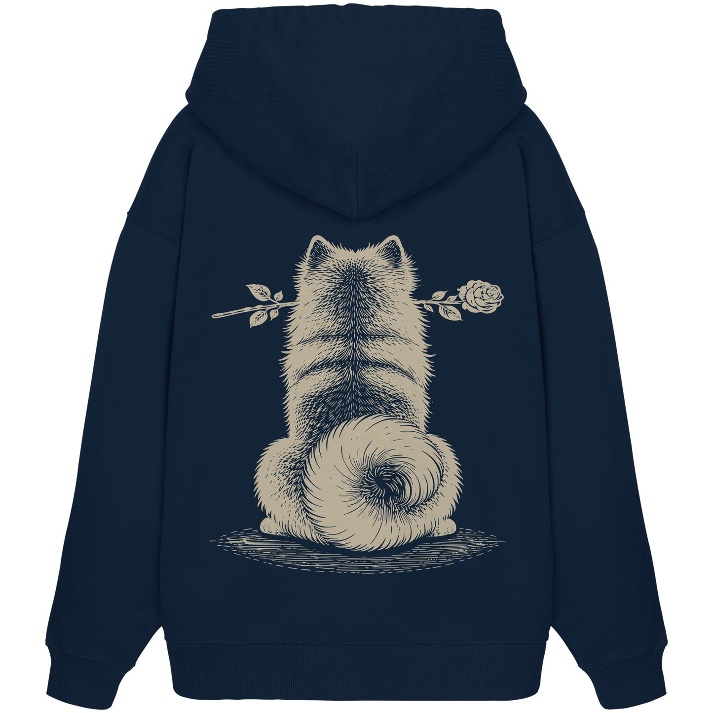 Silent Loyalty - Eurasier - Organic Oversize Hoodie