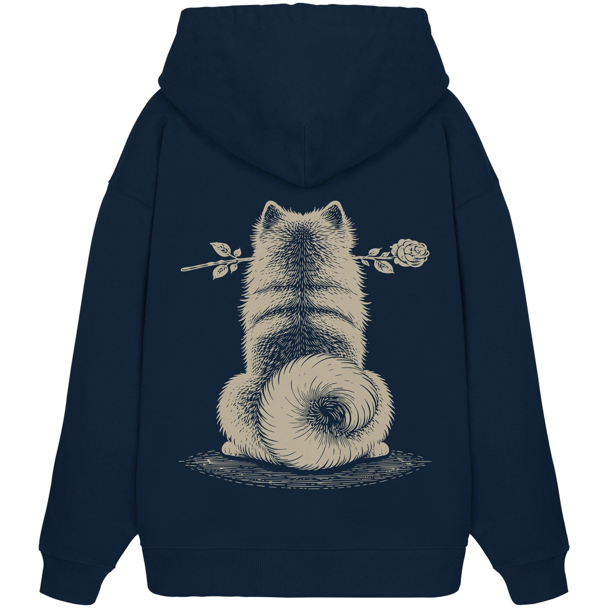 Silent Loyalty - Eurasier - Organic Oversize Hoodie
