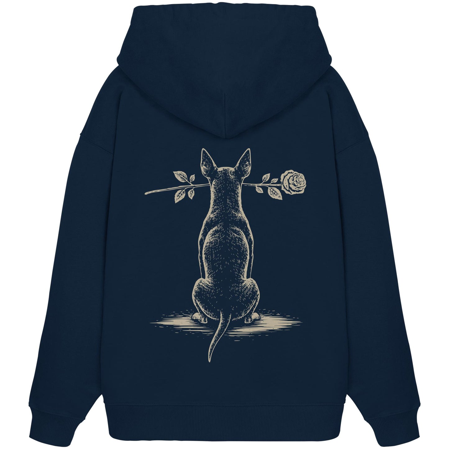 Silent Loyalty - Zwergpinscher - Organic Oversize Hoodie