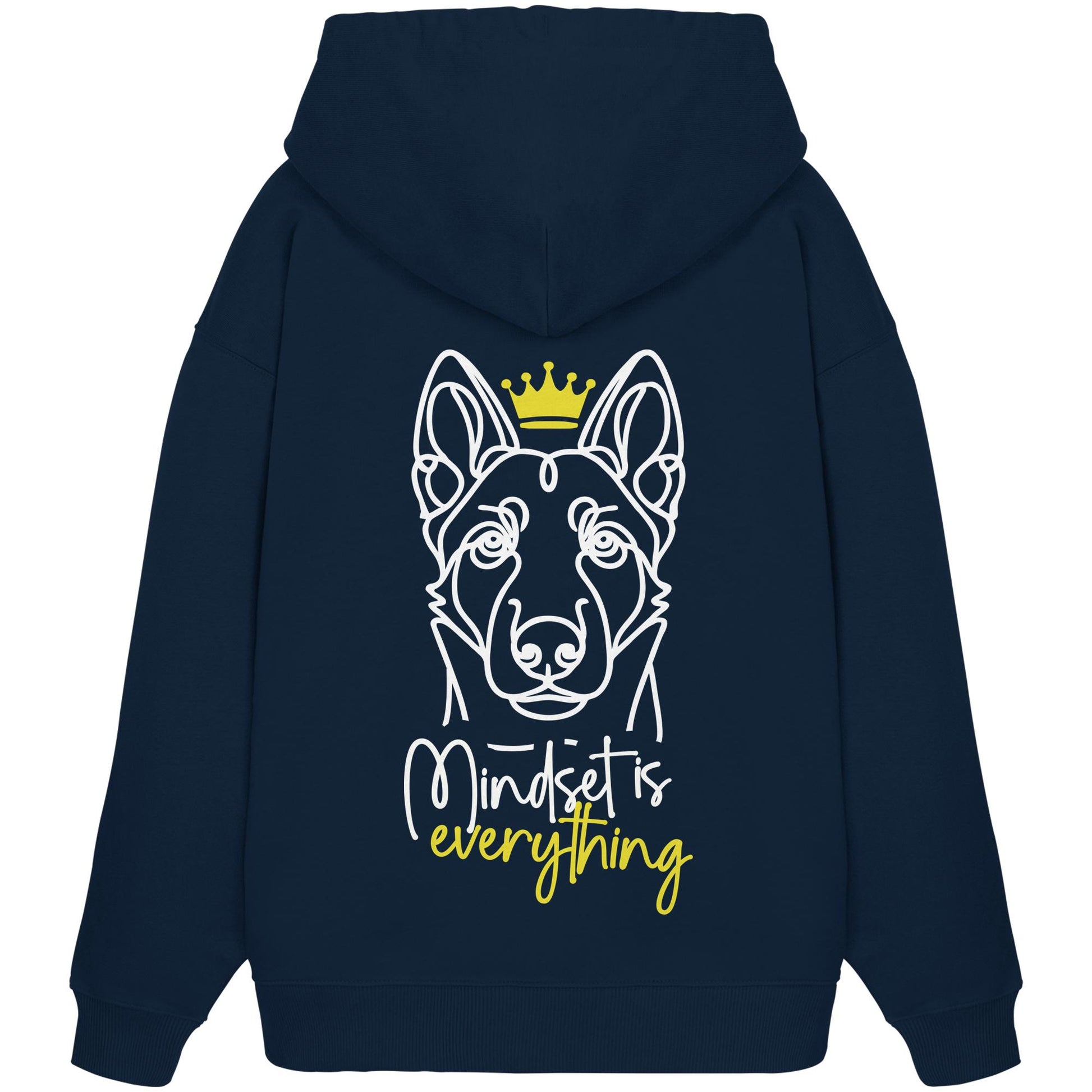 Malinois - Mindset is everything - Organic Oversize Hoodie