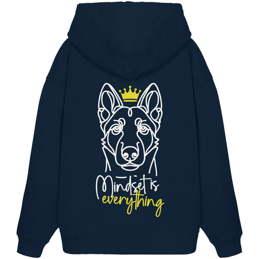 Malinois - Mindset is everything - Organic Oversize Hoodie