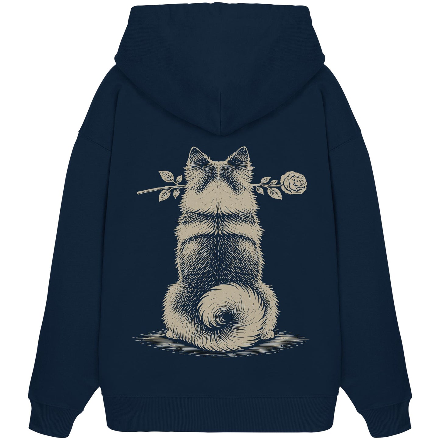 Silent Loyalty - Islandhund - Organic Oversize Hoodie
