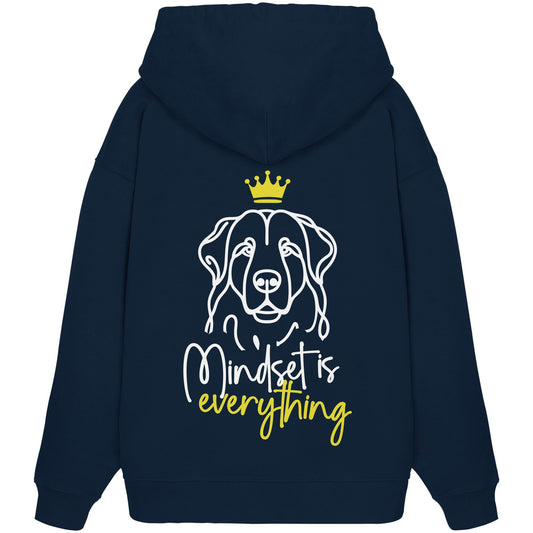 Kuvasz - Mindset is everything - Organic Oversize Hoodie