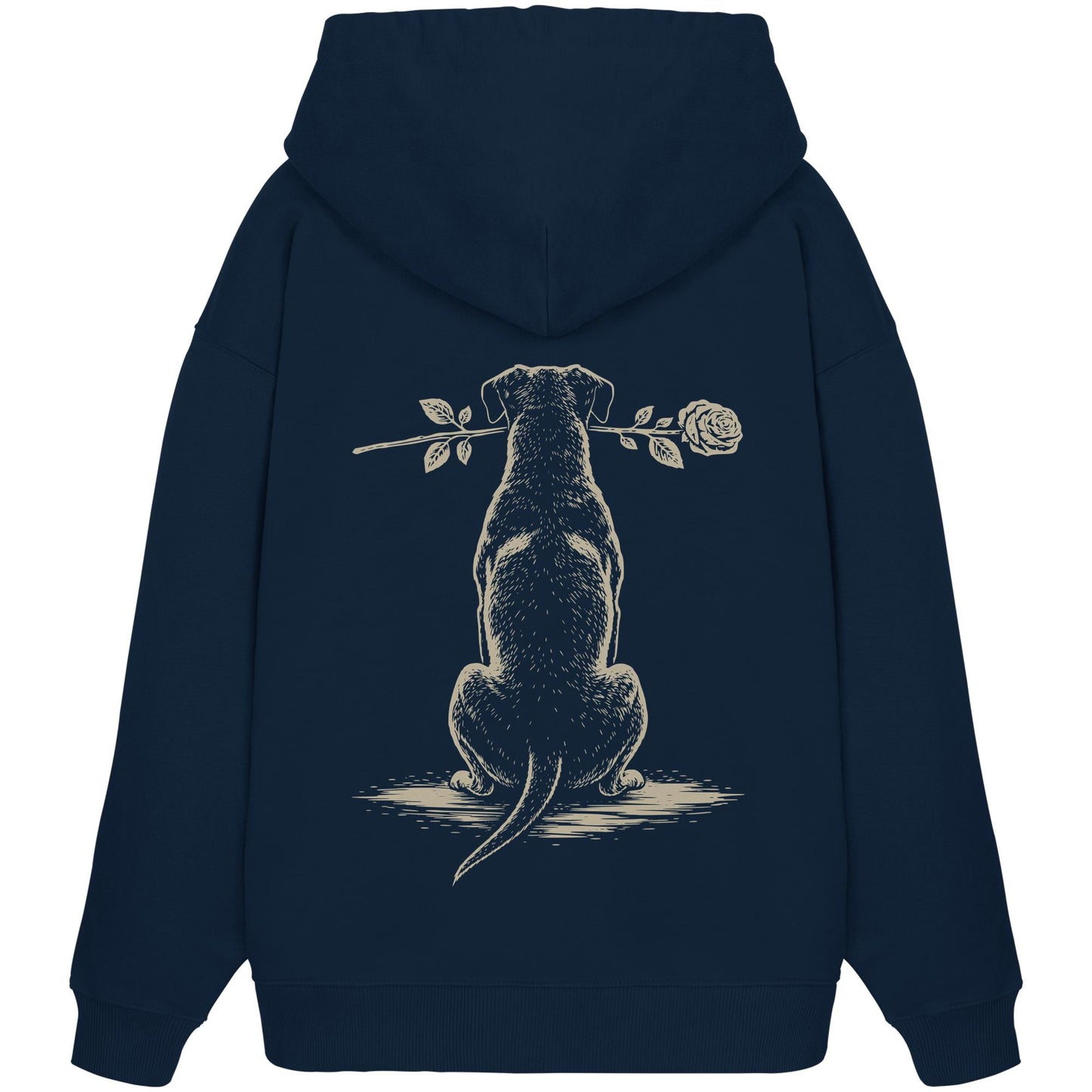 Silent Loyalty - Dobermann - Organic Oversize Hoodie