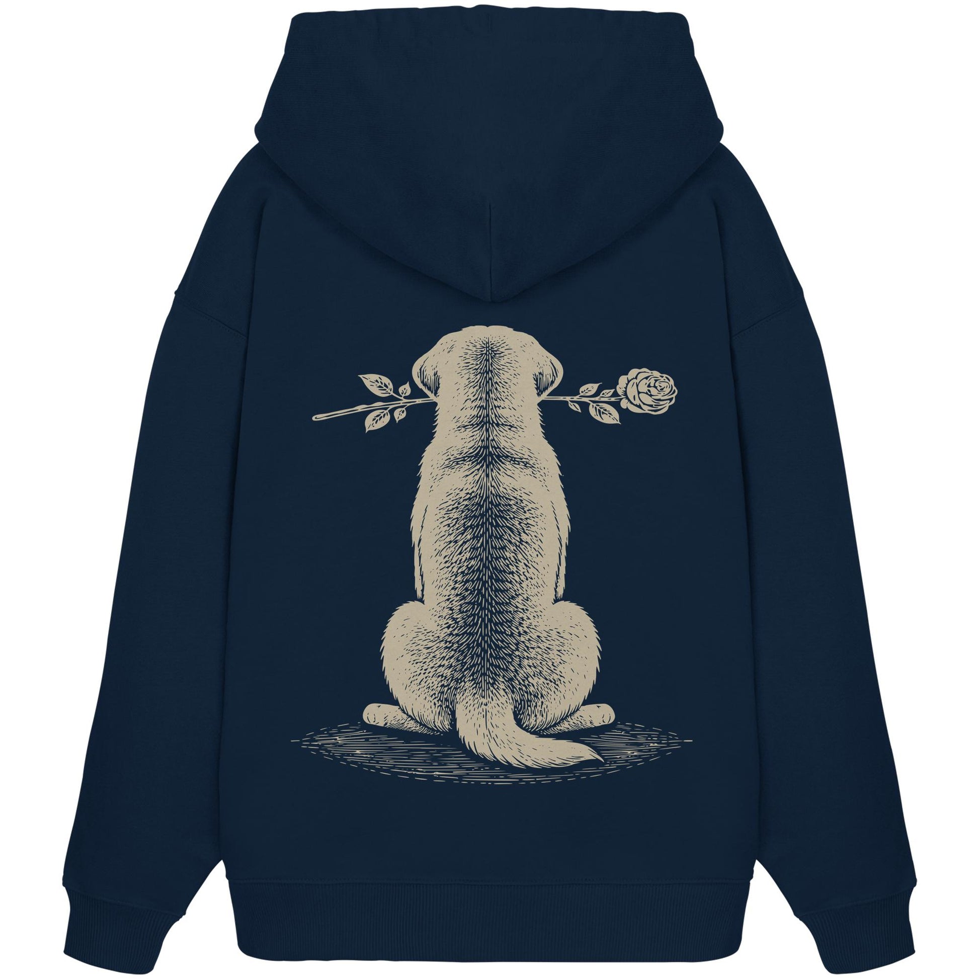 Silent Loyalty - Labrador - Organic Oversize Hoodie