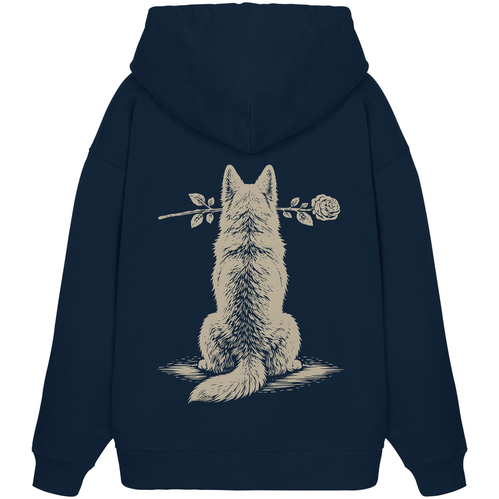 Silent Loyalty - Berger Blanc Suisse - Organic Oversize Hoodie