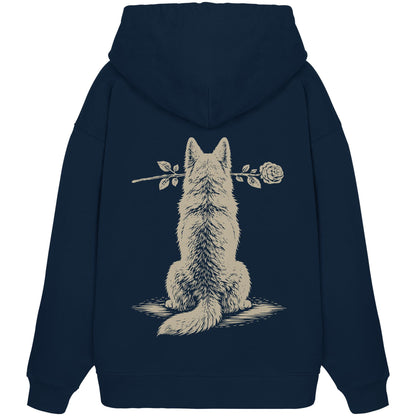 Silent Loyalty - Berger Blanc Suisse - Organic Oversize Hoodie