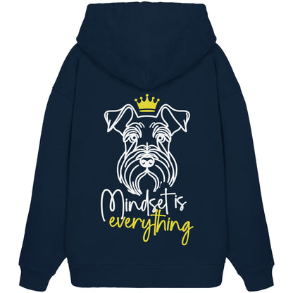 Schnauzer - Mindset is everything - Organic Oversize Hoodie