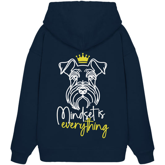Schnauzer - Mindset is everything - Organic Oversize Hoodie