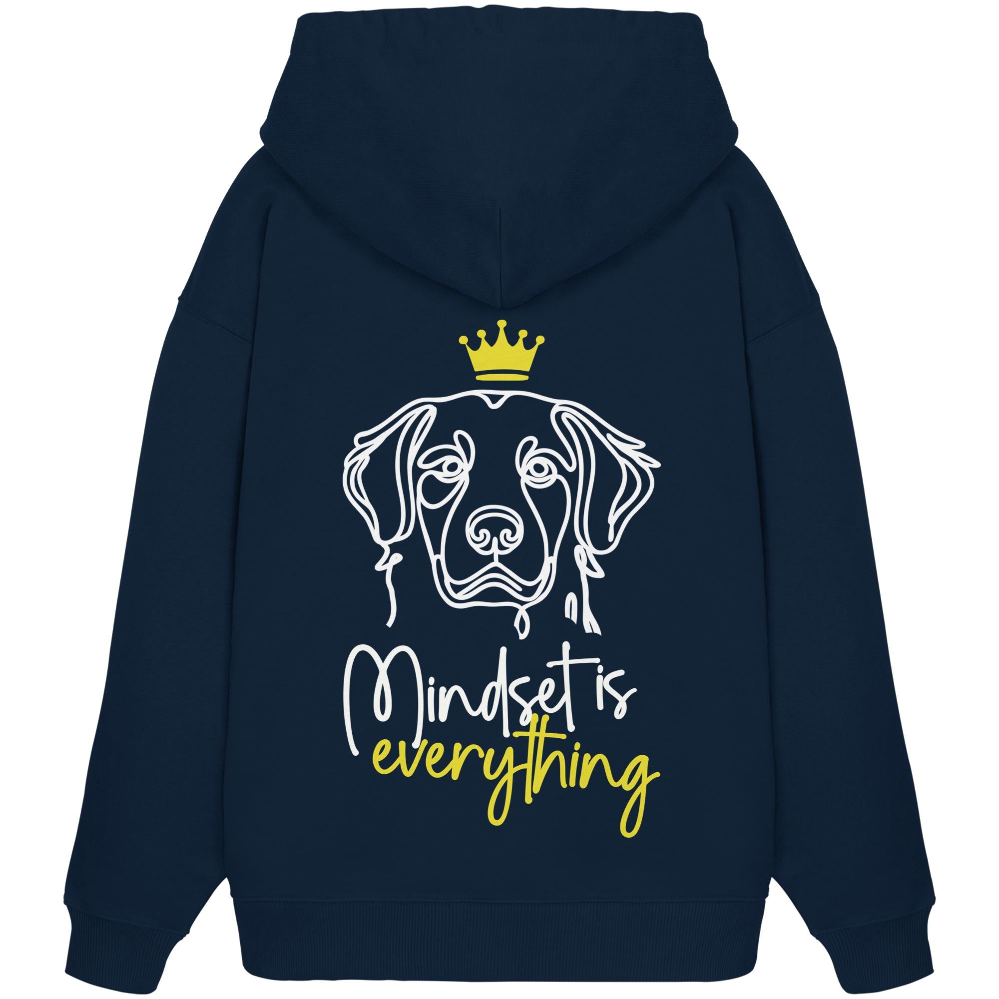 Golden Retriever - Mindset is everything - Organic Oversize Hoodie