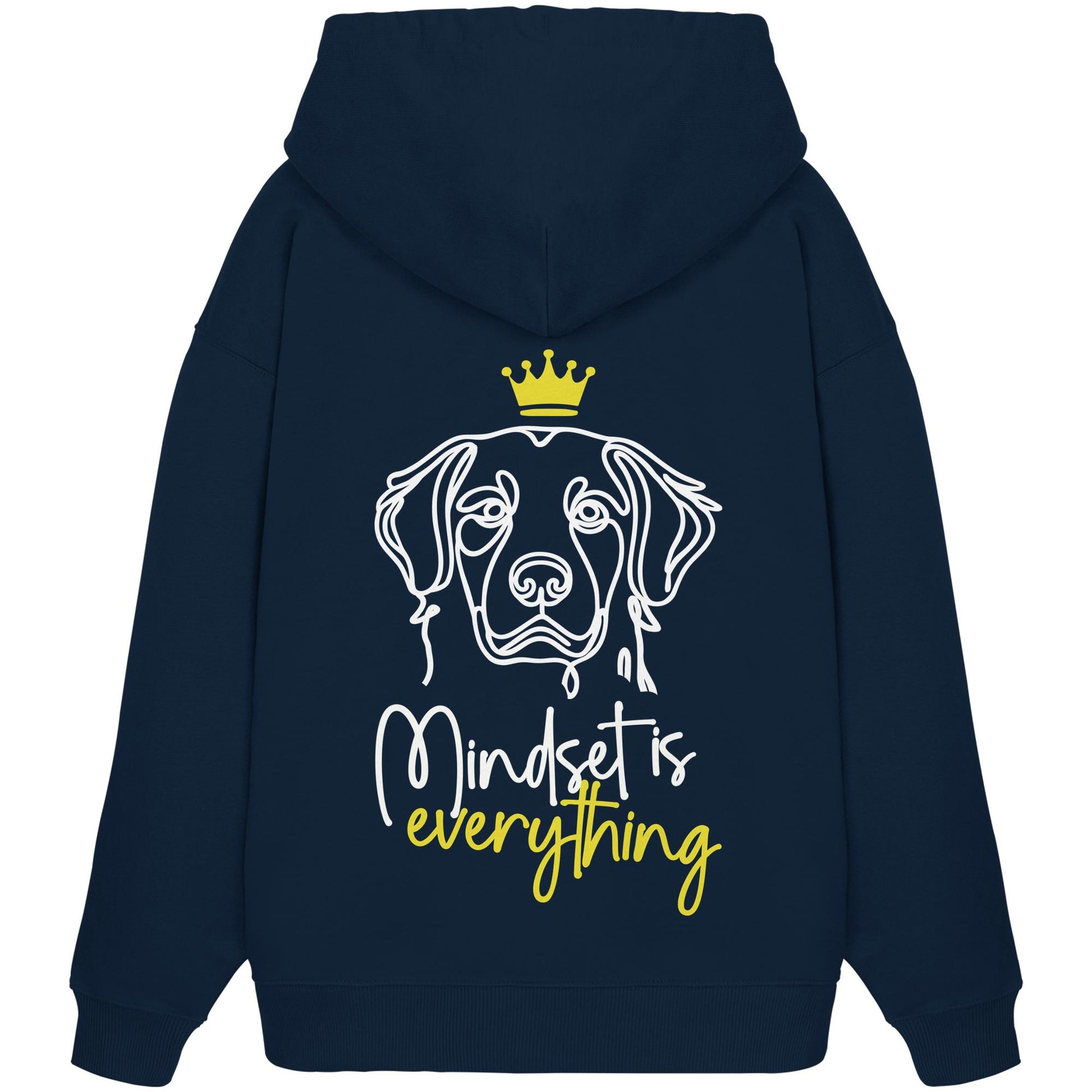 Golden Retriever - Mindset is everything - Organic Oversize Hoodie