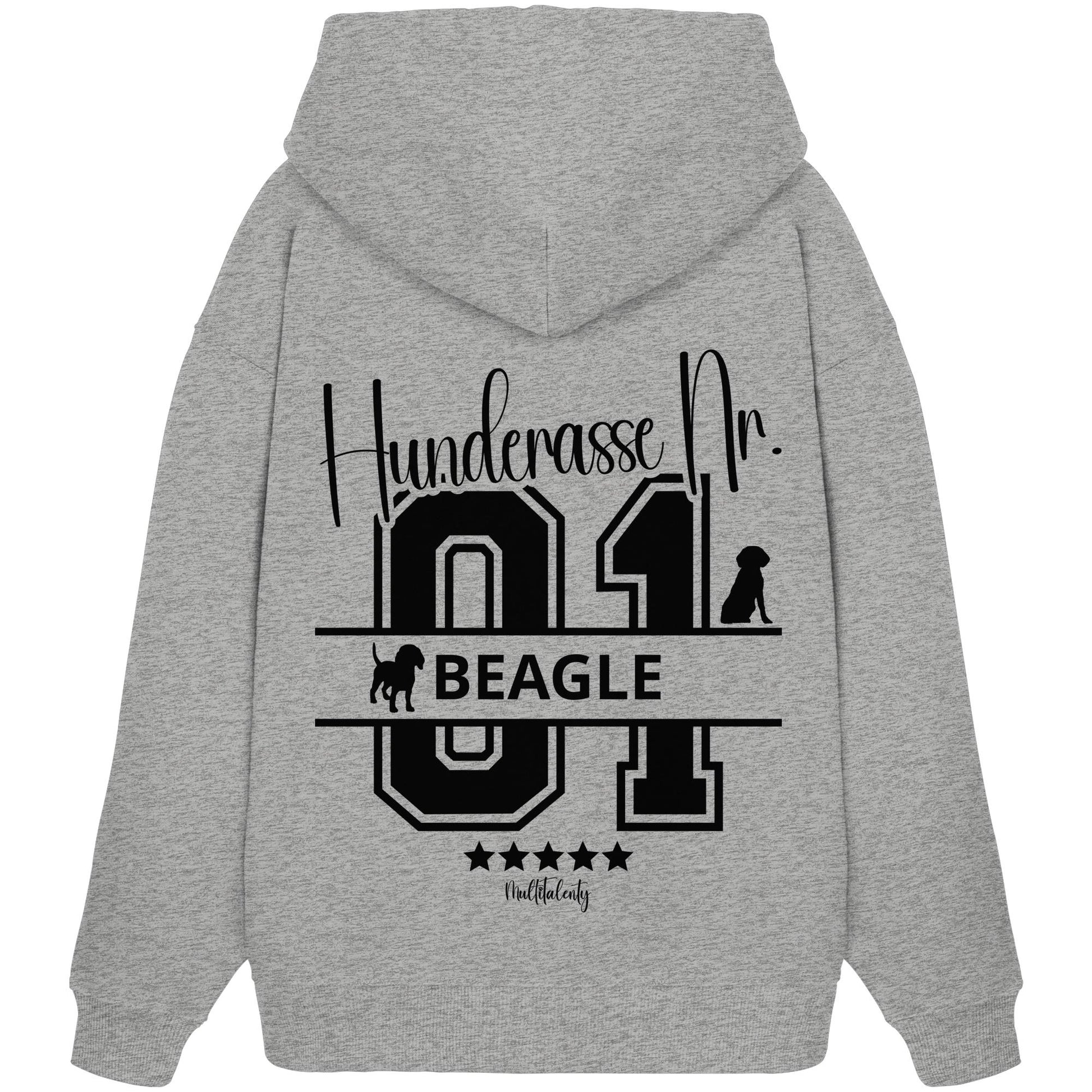 Nr. 01 Beagle - Organic Oversize Hoodie