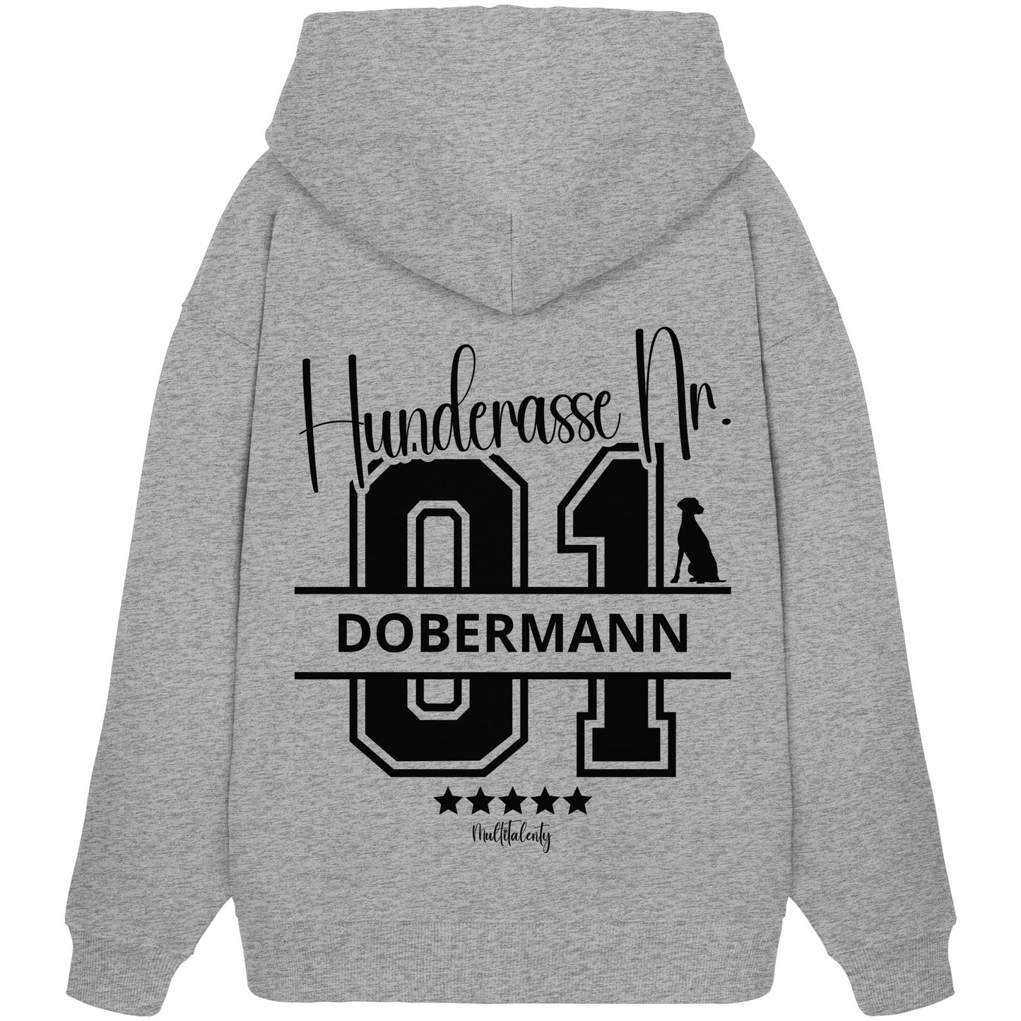 Nr. 01 Dobermann - Organic Oversize Hoodie