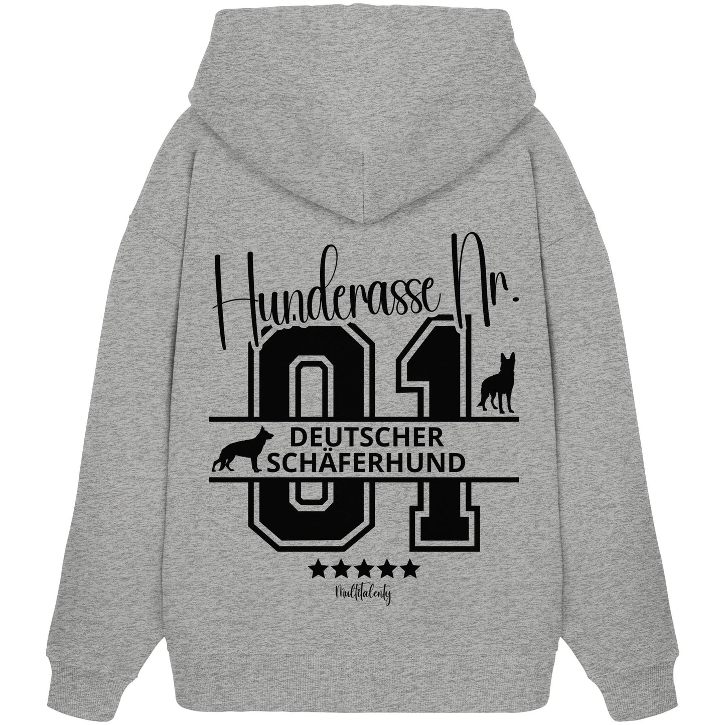 Nr. 01 Deutscher Schäferhund - Organic Oversize Hoodie