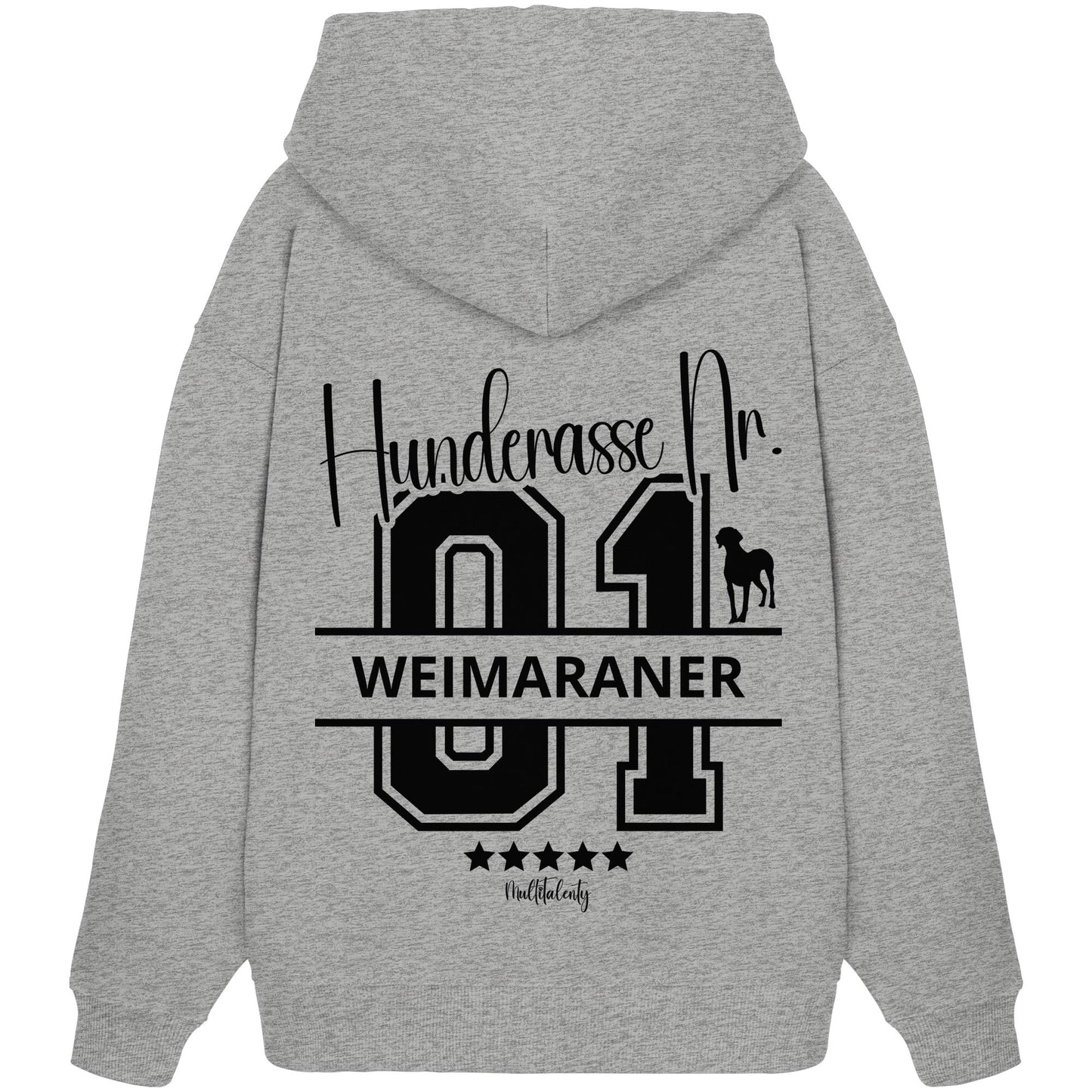 Nr. 01 Weimaraner - Organic Oversize Hoodie
