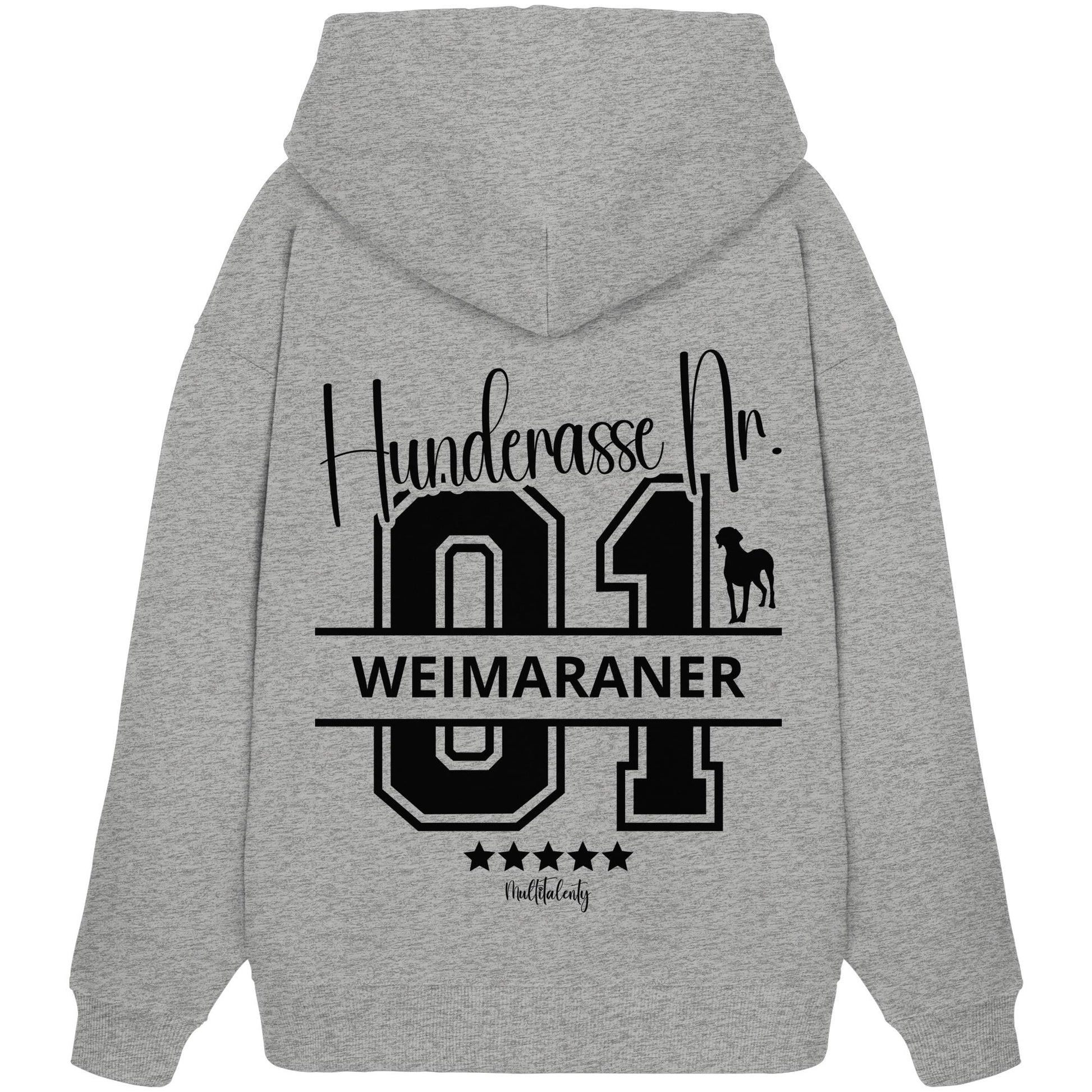 Nr. 01 Weimaraner - Organic Oversize Hoodie