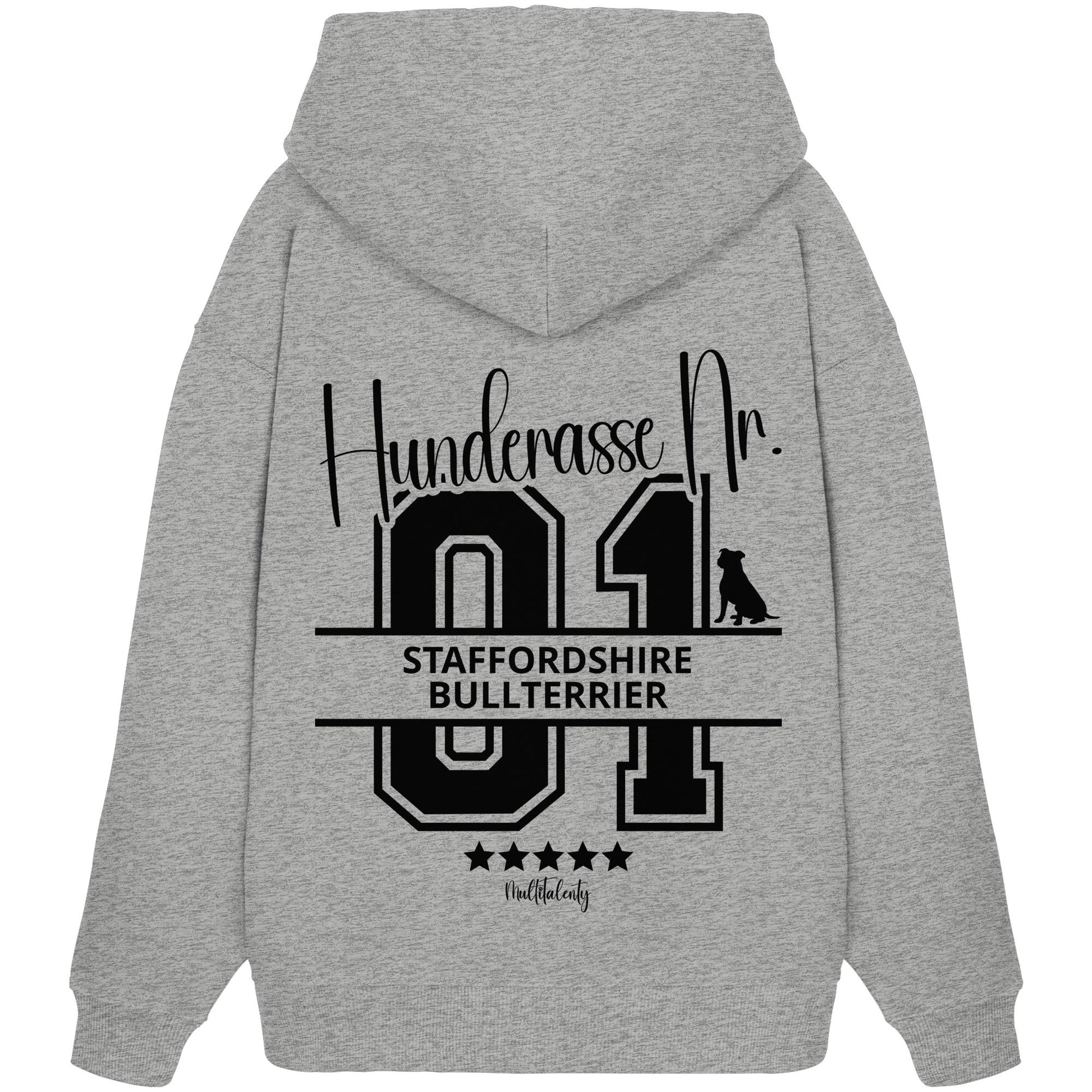 Nr. 01 Staffordshire Bullterrier - Organic Oversize Hoodie