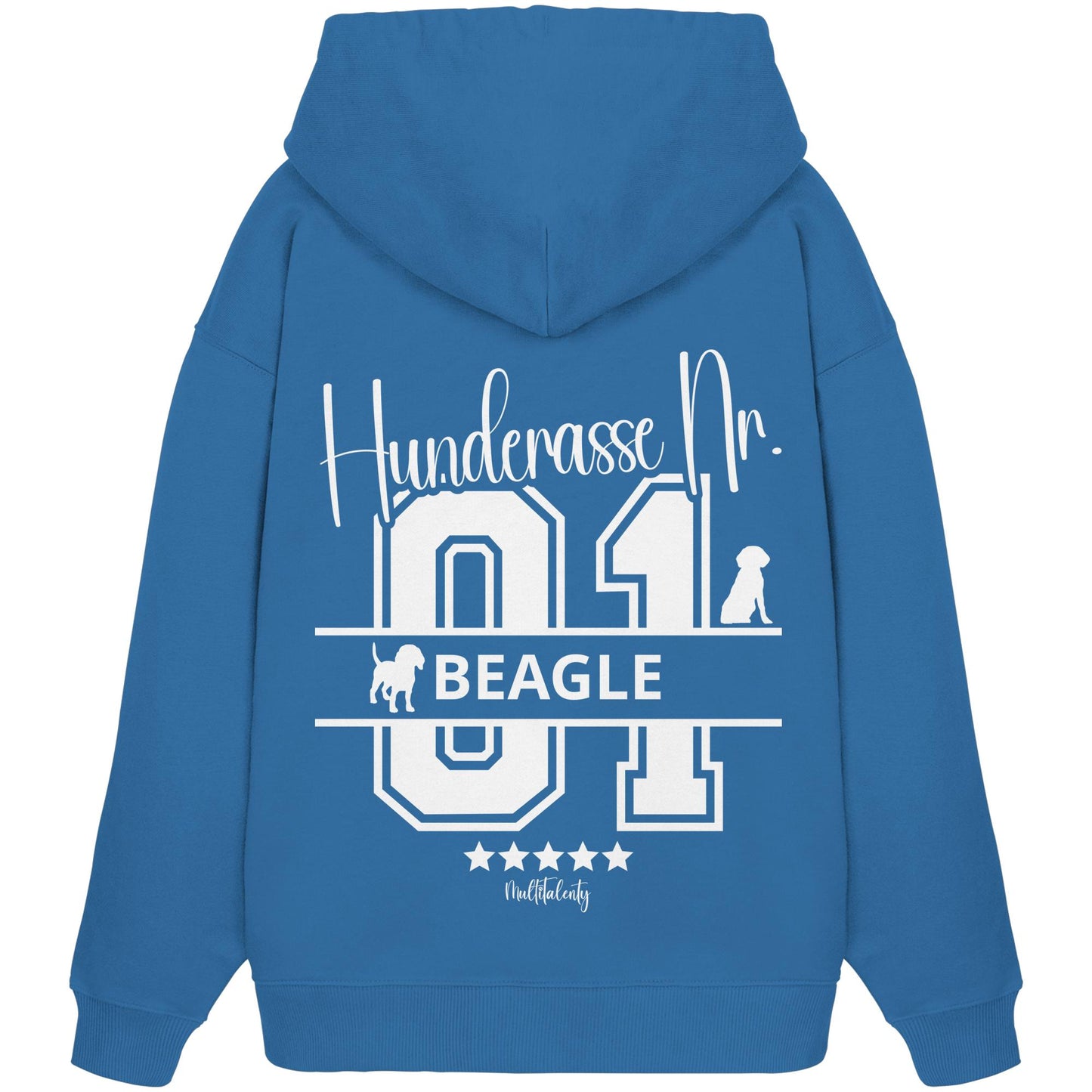 Nr. 01 Beagle - Organic Oversize Hoodie