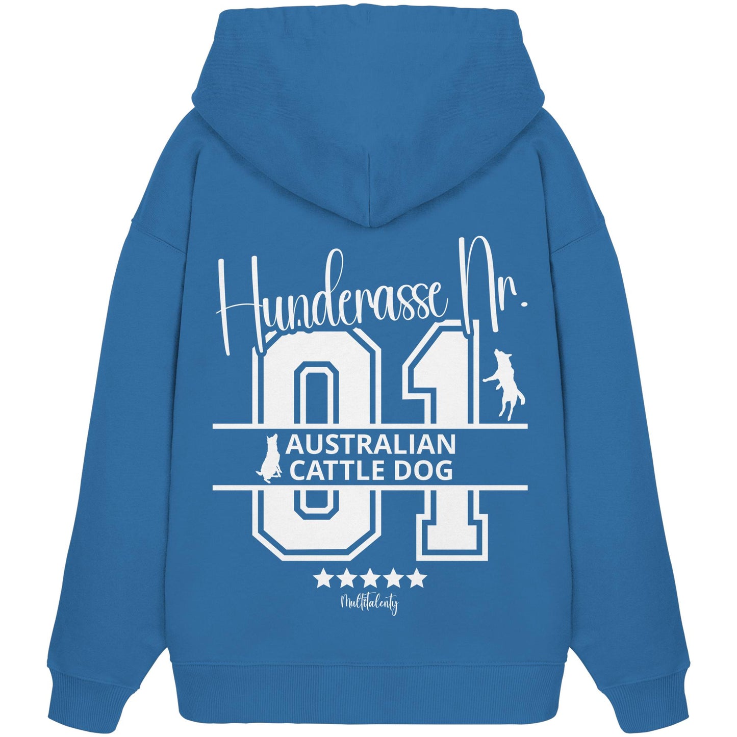 Nr. 01 Australian Cattle Dog - Organic Oversize Hoodie