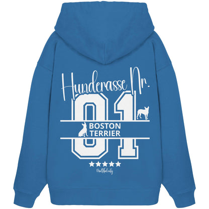 Nr. 01 Boston Terrier - Organic Oversize Hoodie