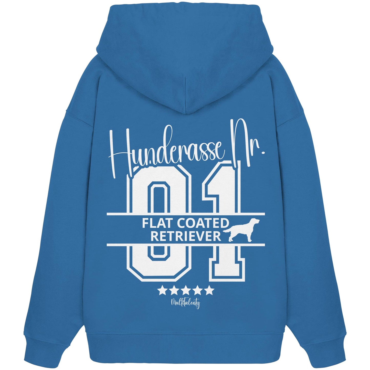 Nr. 01 Flat Coated Retriever - Organic Oversize Hoodie