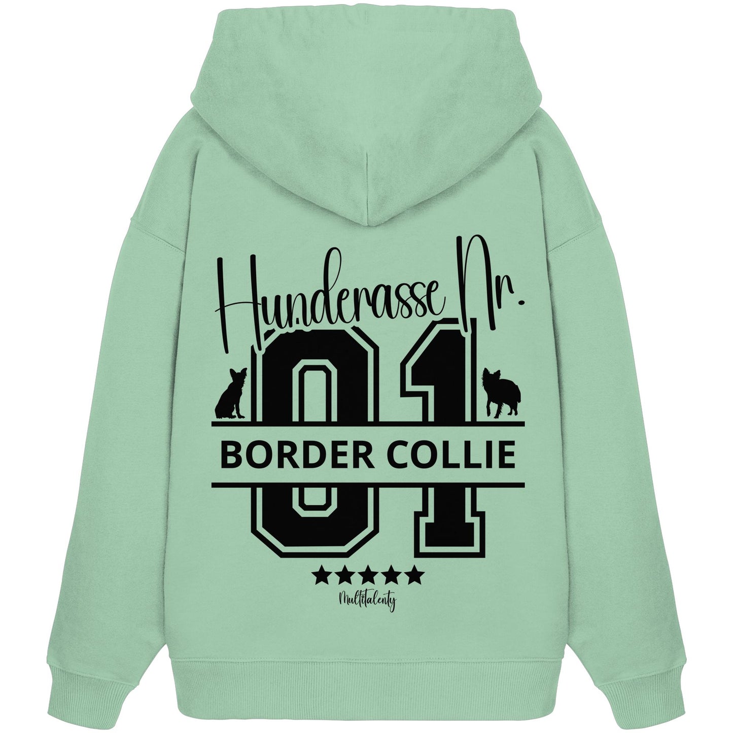 Nr. 01 Border Collie - Organic Oversize Hoodie