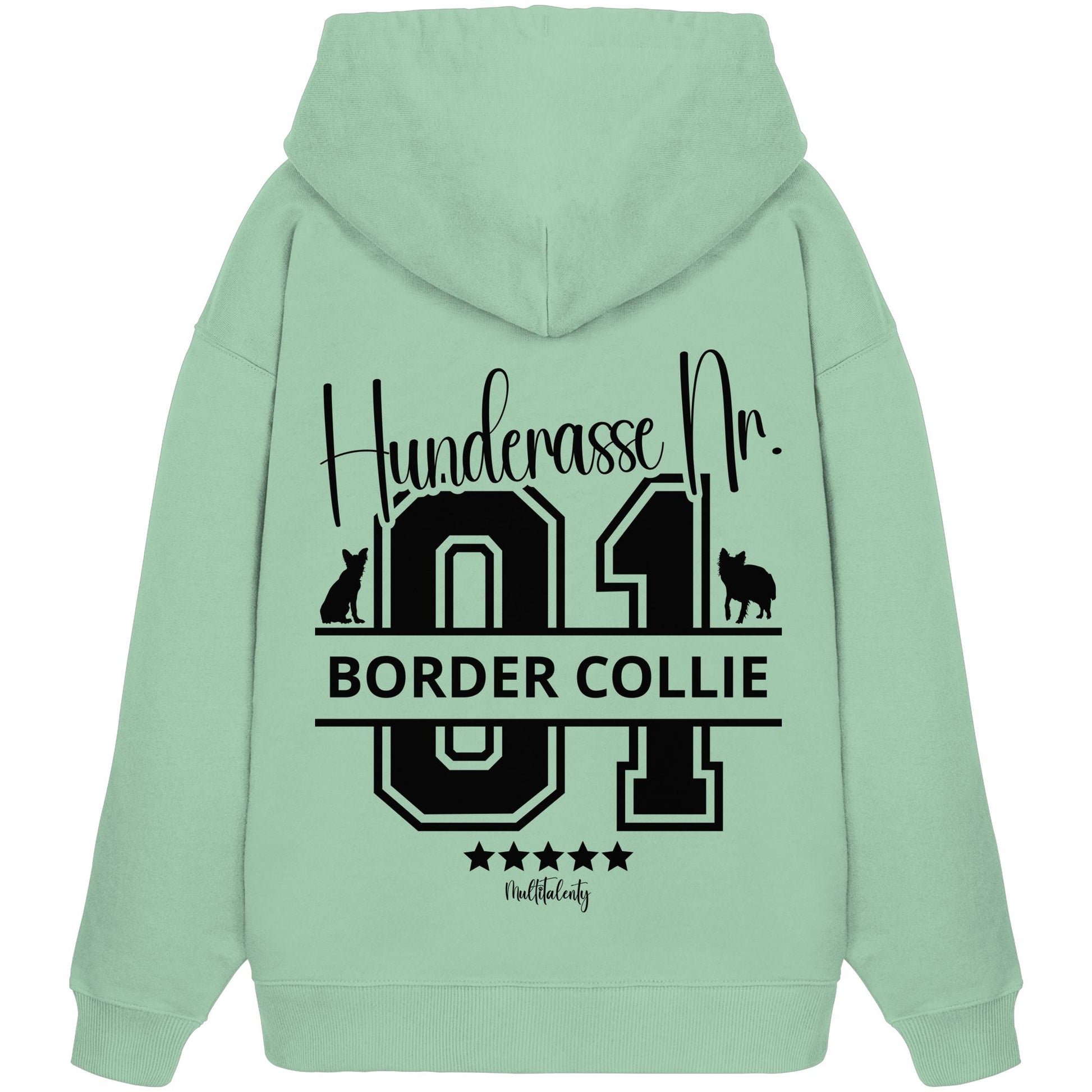 Nr. 01 Border Collie - Organic Oversize Hoodie