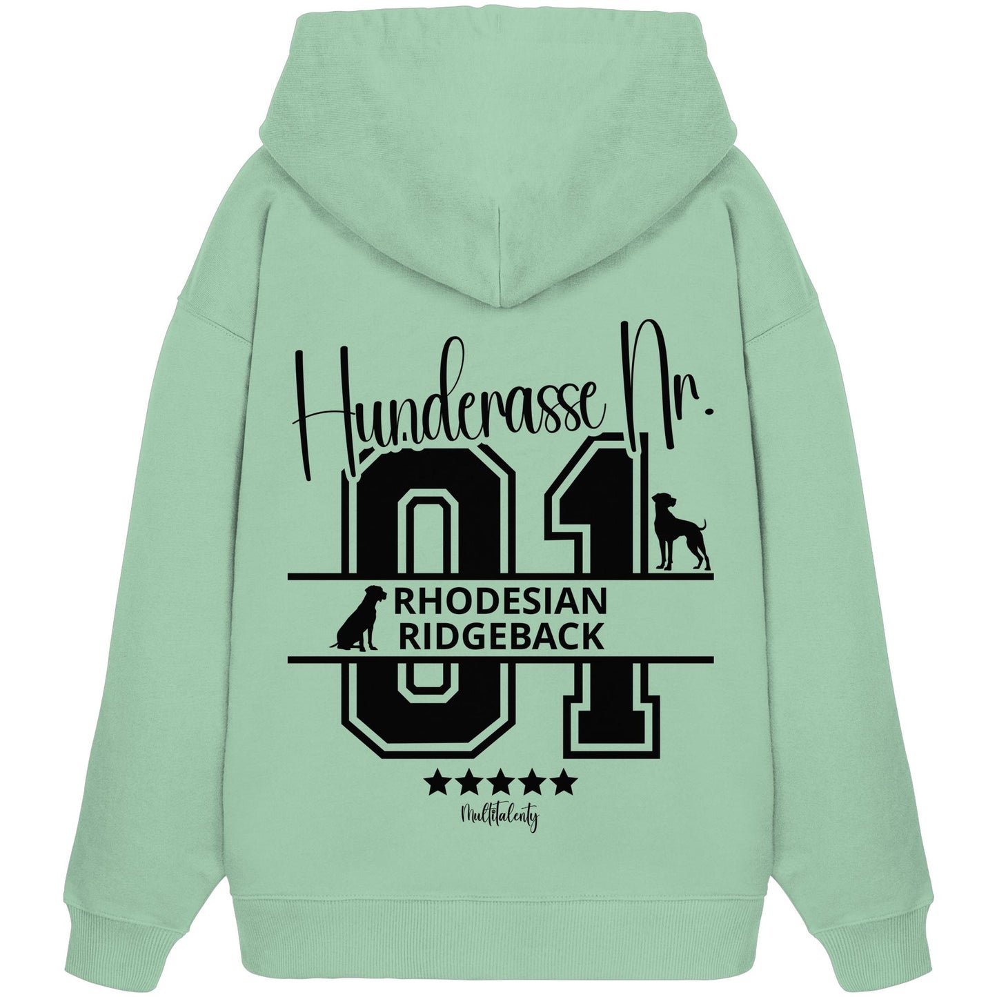 Nr. 01 Rhodesian Ridgeback - Organic Oversize Hoodie