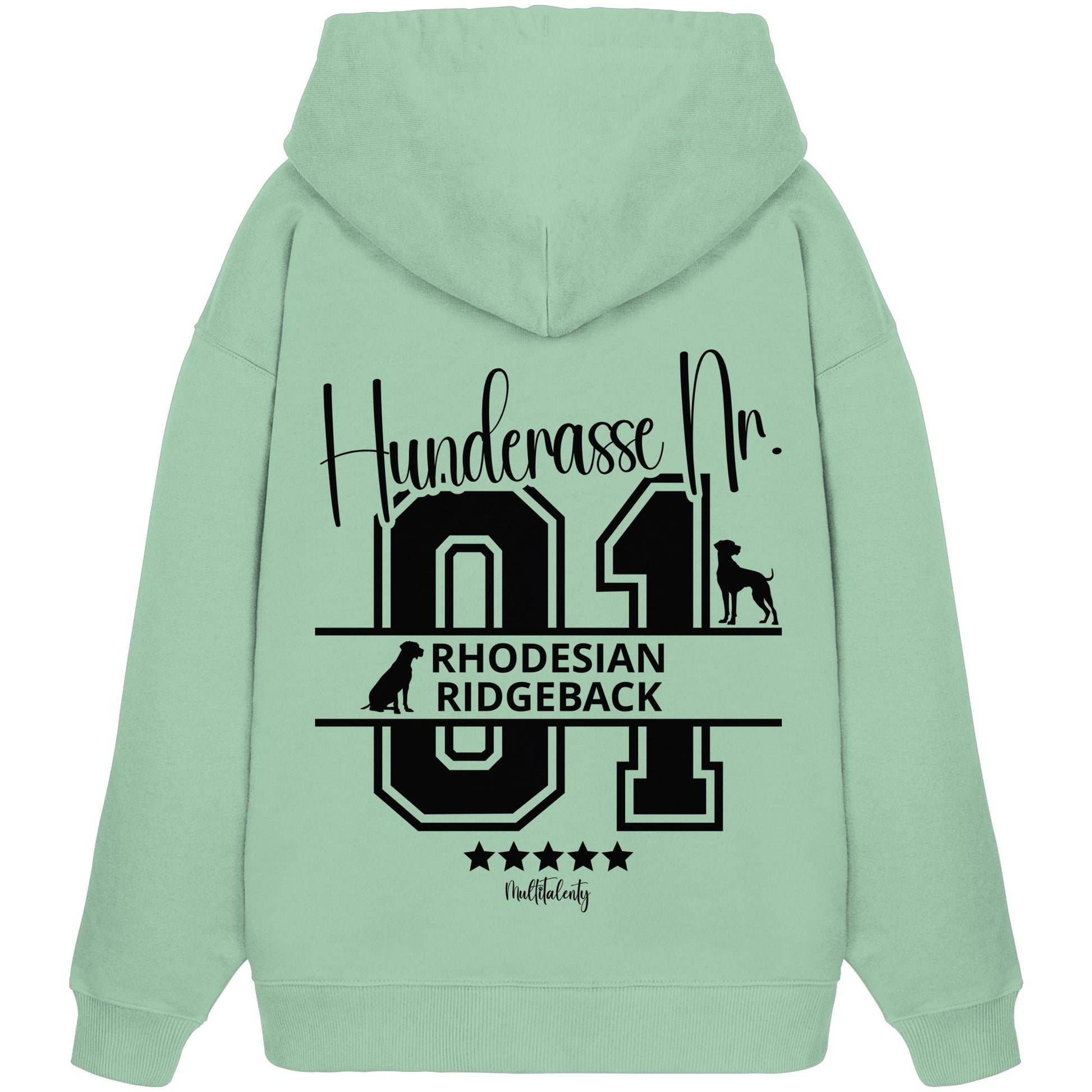 Nr. 01 Rhodesian Ridgeback - Organic Oversize Hoodie