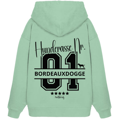 Nr. 01 Bordeauxdogge - Organic Oversize Hoodie