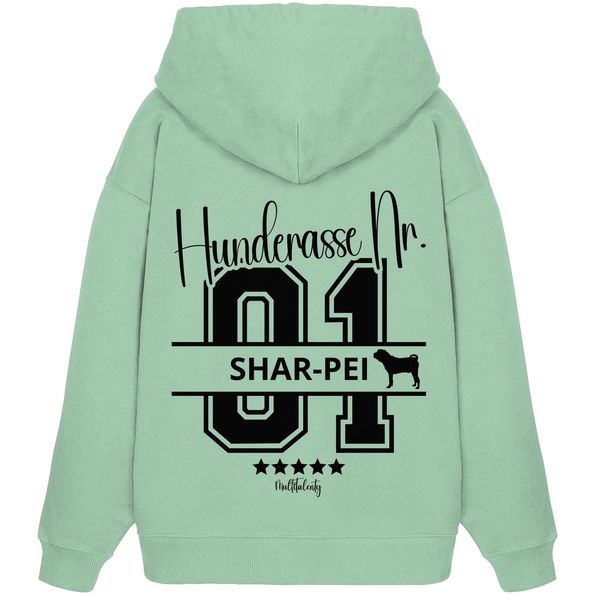 Nr. 01 Shar-Pei - Organic Oversize Hoodie