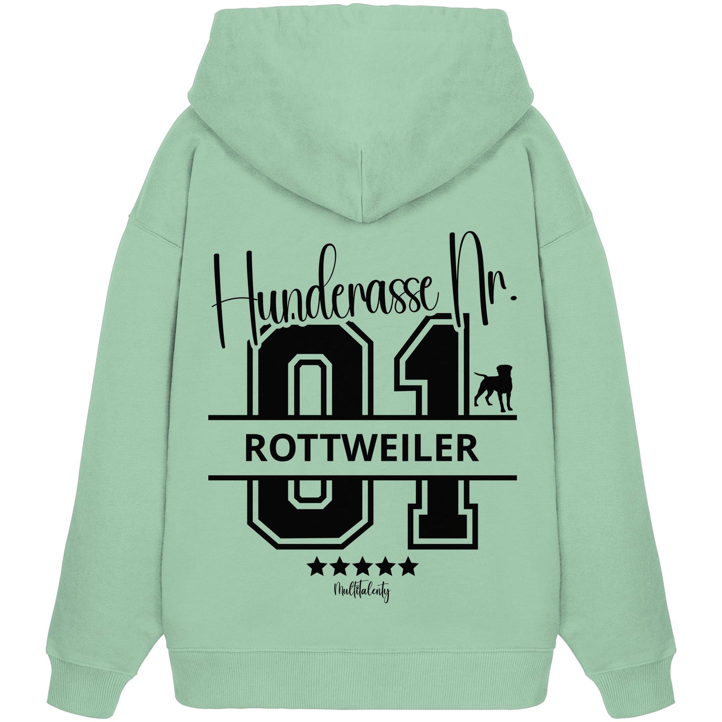 Nr. 01 Rottweiler - Organic Oversize Hoodie
