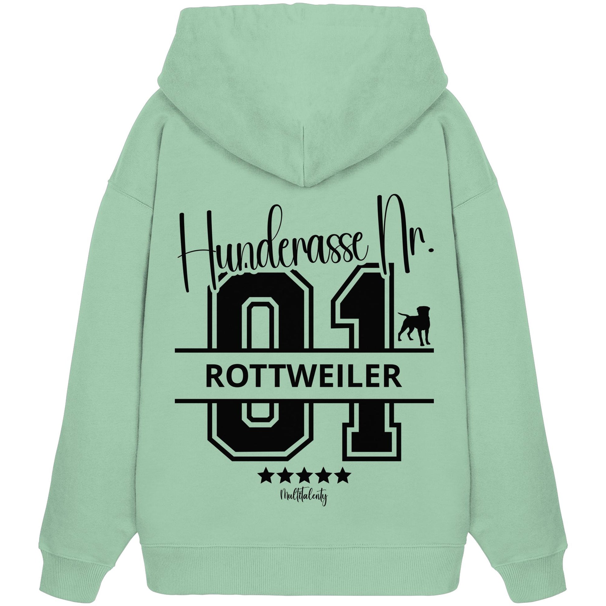 Nr. 01 Rottweiler - Organic Oversize Hoodie
