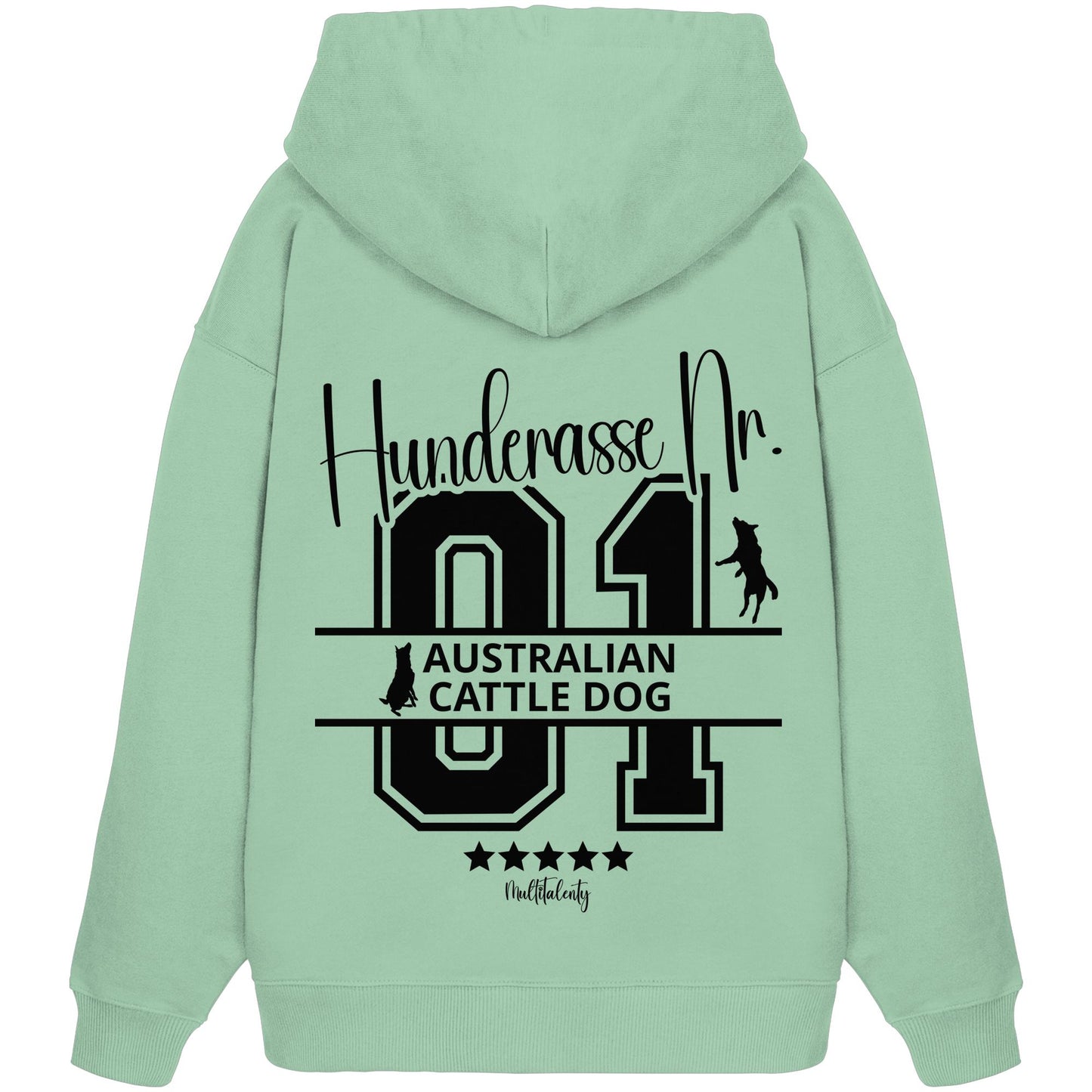 Nr. 01 Australian Cattle Dog - Organic Oversize Hoodie