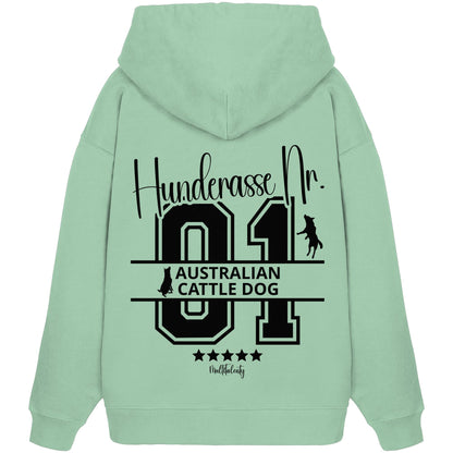 Nr. 01 Australian Cattle Dog - Organic Oversize Hoodie