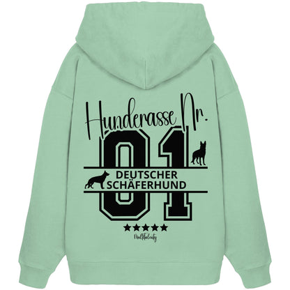 Nr. 01 Deutscher Schäferhund - Organic Oversize Hoodie