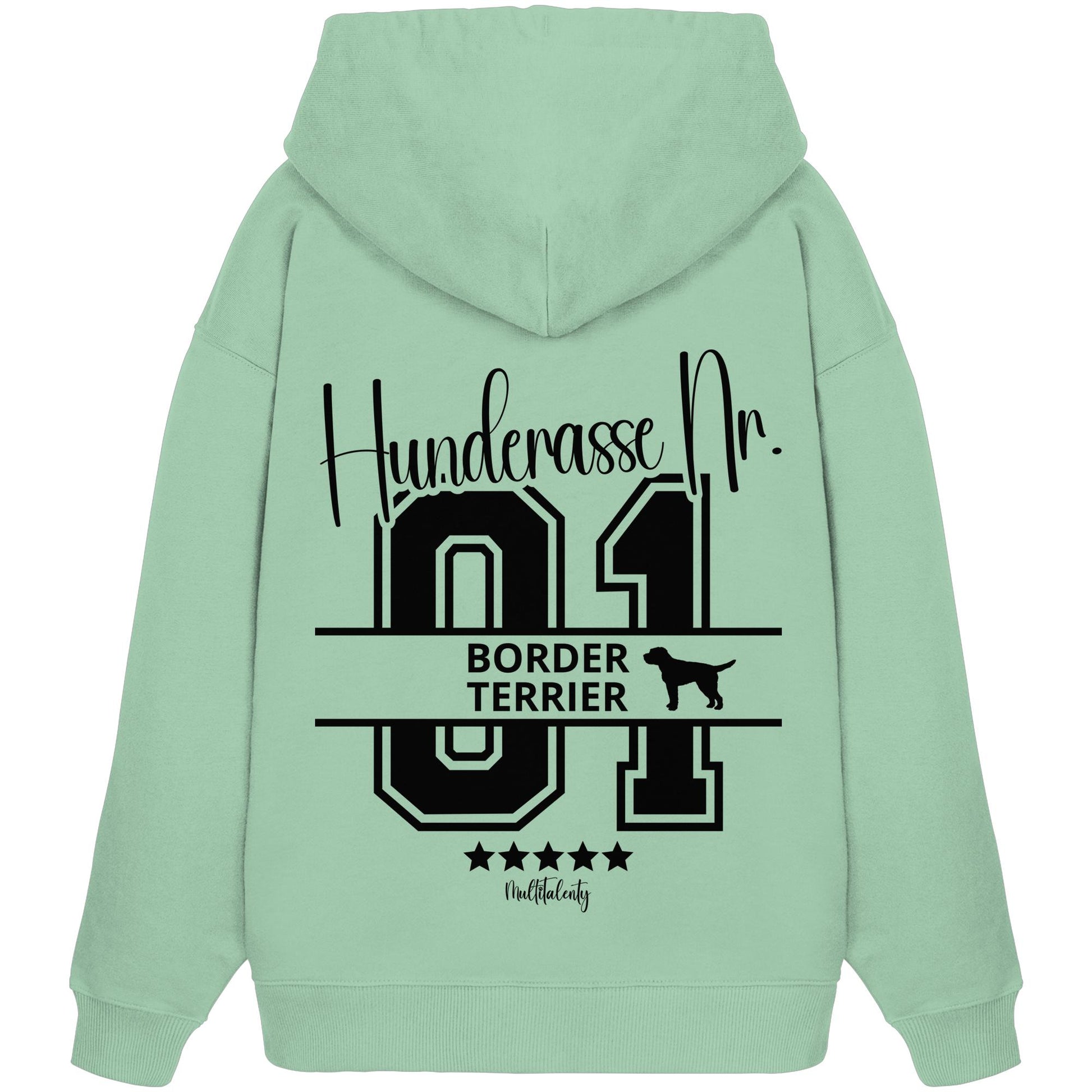 Nr. 01 Border Terrier - Organic Oversize Hoodie