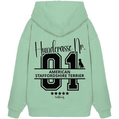 Nr. 01 American Staffordshire Terrier - Organic Oversize Hoodie