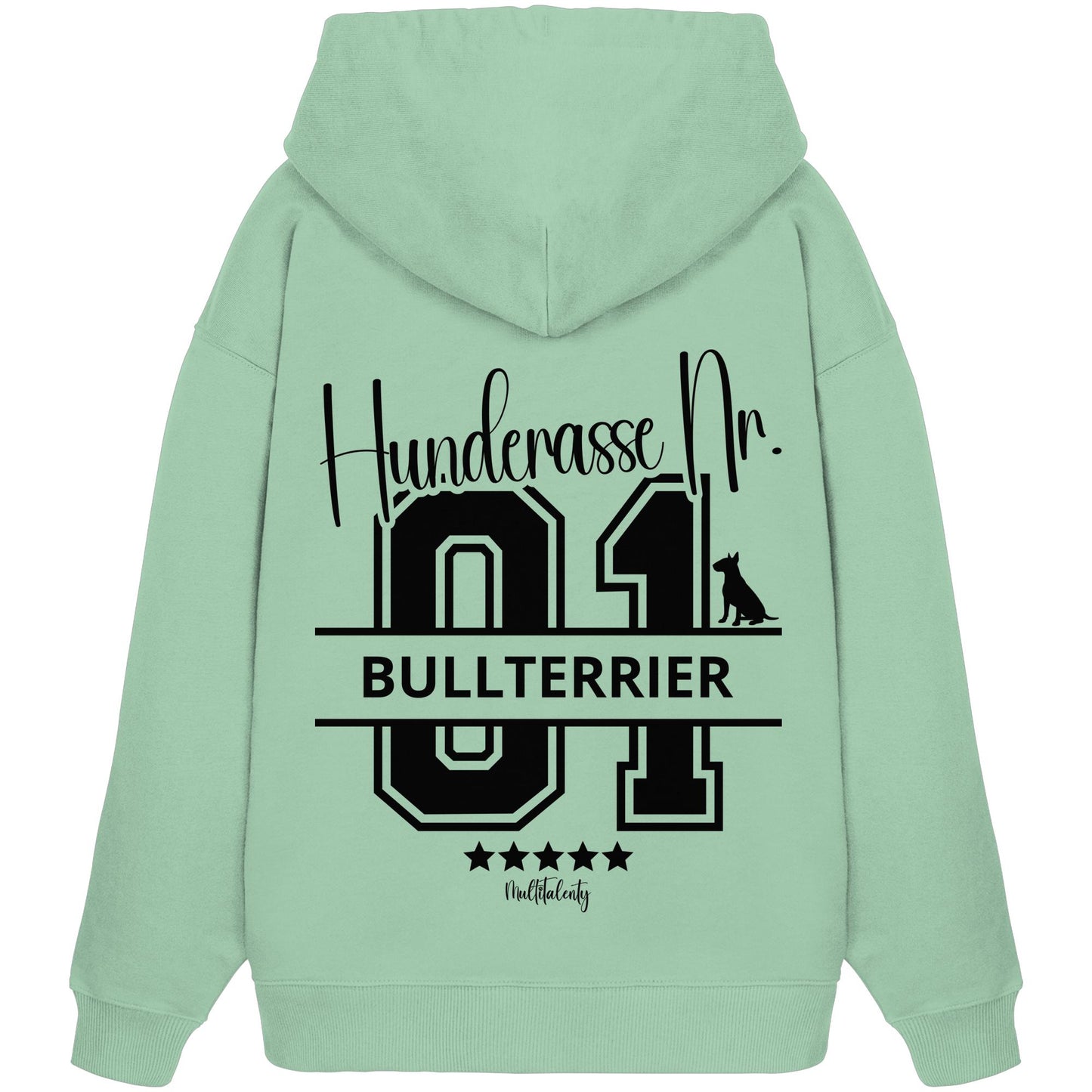 Nr. 01 Bullterrier - Organic Oversize Hoodie