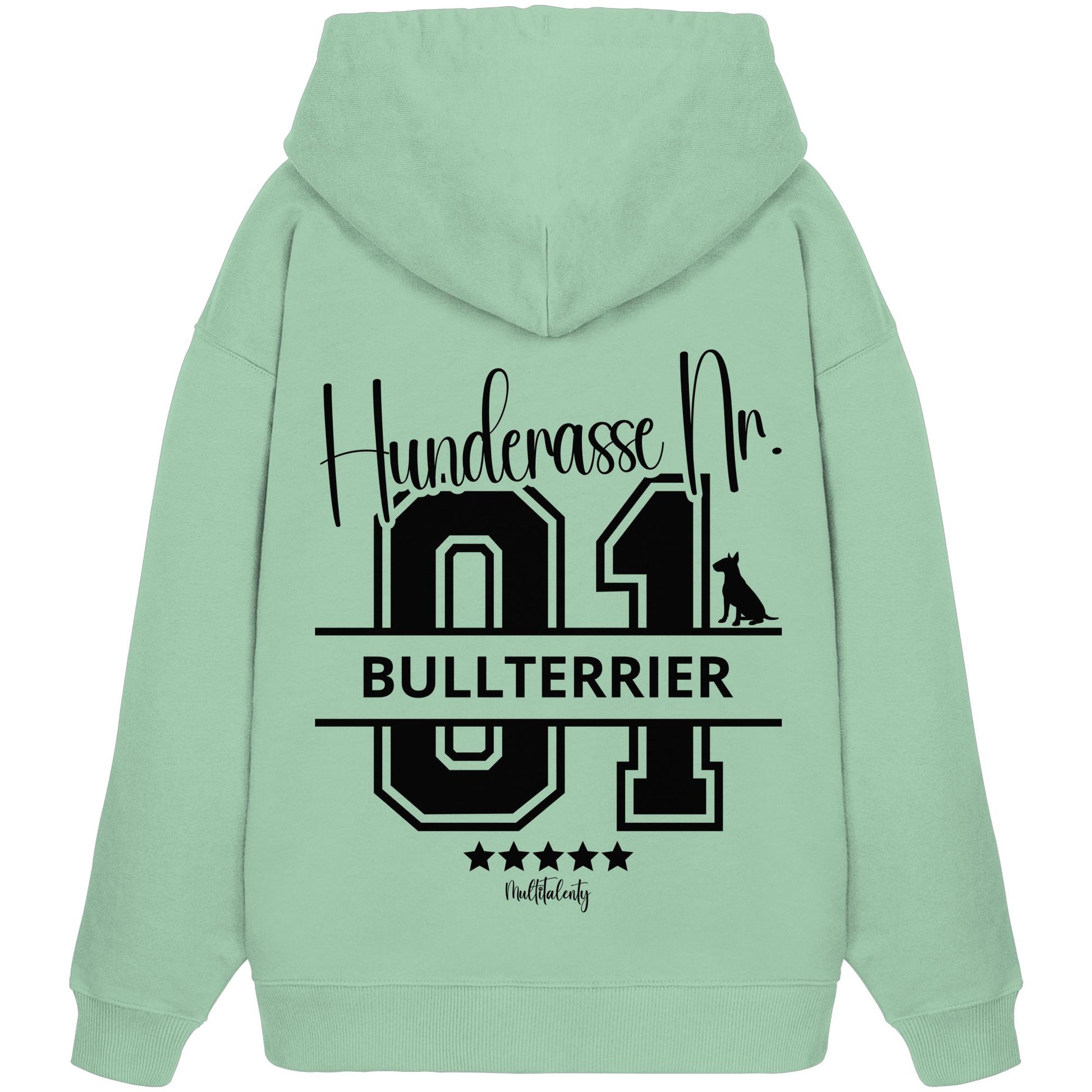 Nr. 01 Bullterrier - Organic Oversize Hoodie