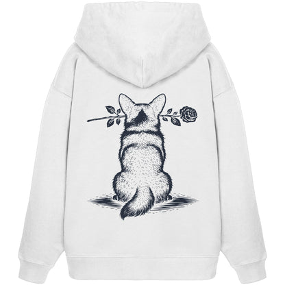 Silent Loyalty - Corgi - Organic Oversize Hoodie